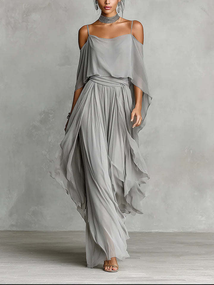 Isabella | Off-the-Shoulder Top and Pants Set