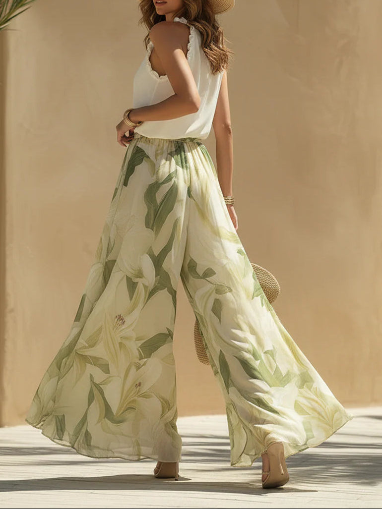Luva | Ruffle Top & Lily Pants Set