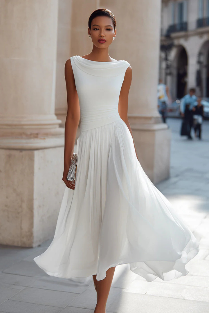 Vivienne | Flattering Wedding Guest Midi Dress