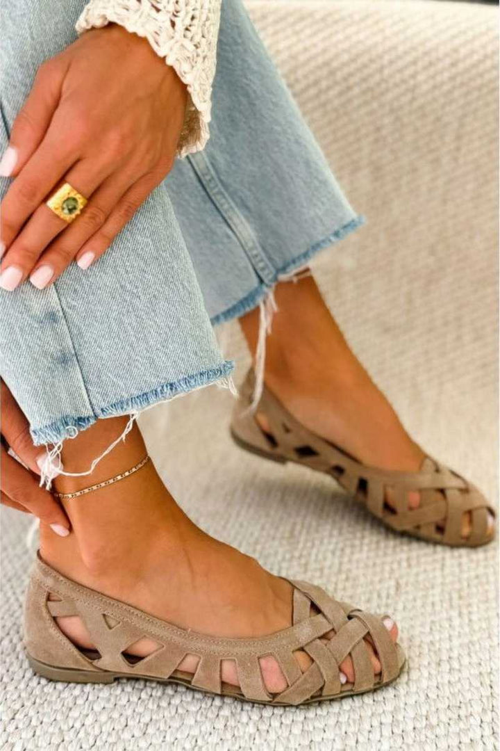 Lorraine | Woven Flat Sandal