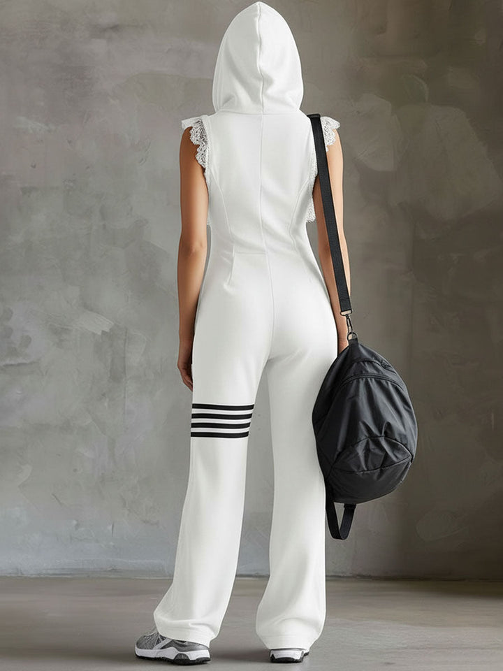 Tracy | Hooded Striped Tracksuit