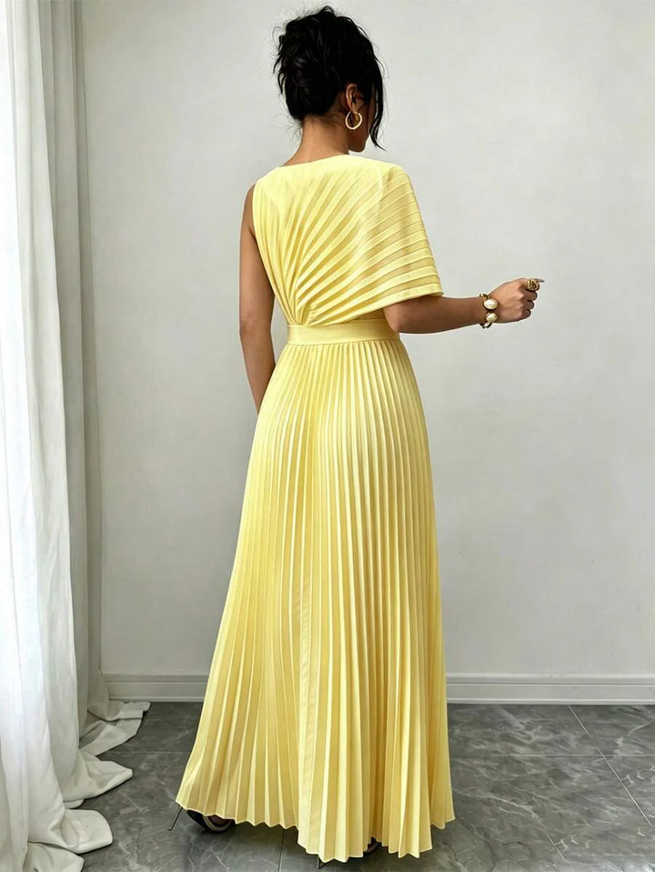 Lucille | Pleated Midi Dress