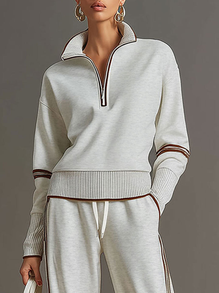 Wilda | Elegant Half-Zip Lounge Set
