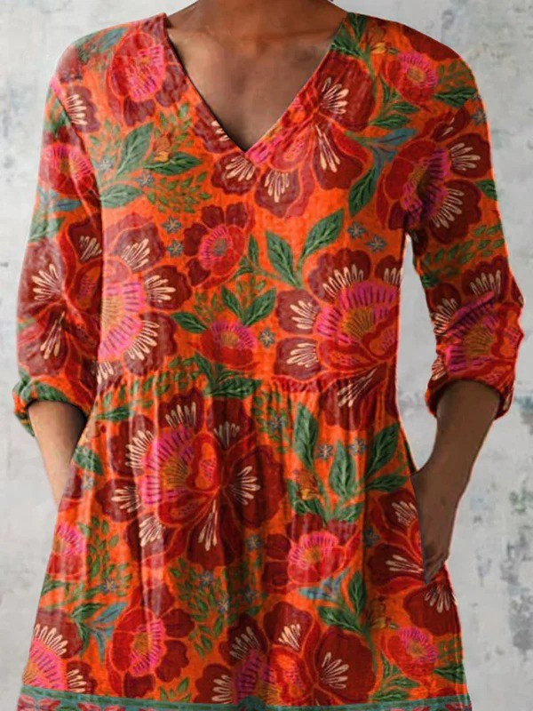 Emery | Longline V-Neck Blouse