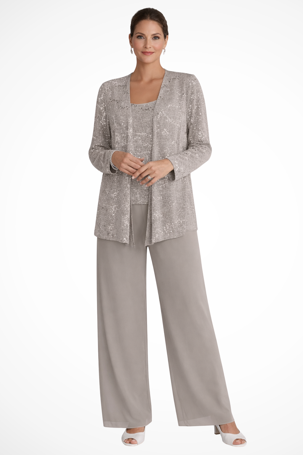 Constance | Sequin Lace Three Piece Wedding Guest Set