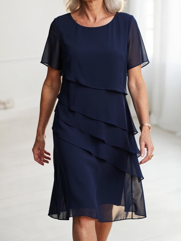 Margareth | Elegant Ruffled Dress
