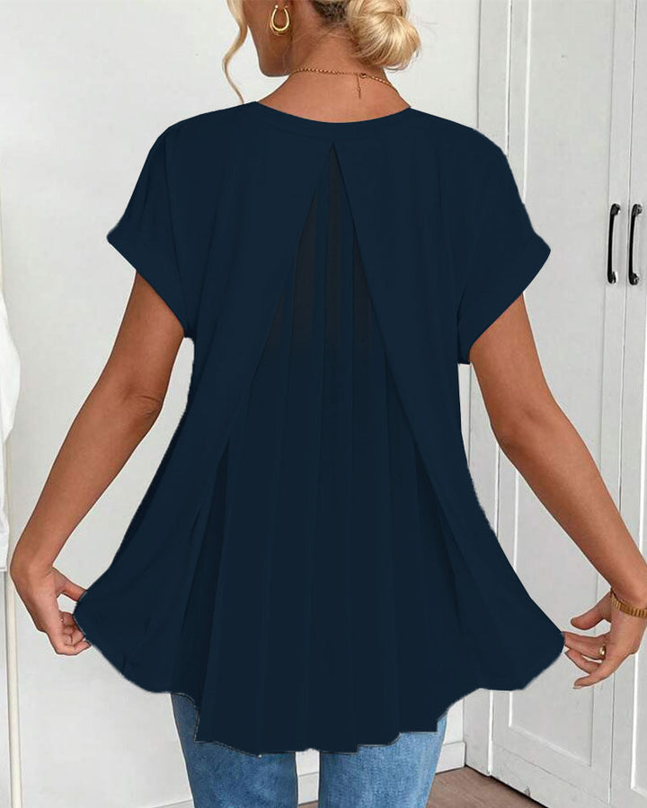 Elira | Breathable Flowy V-Neck Top