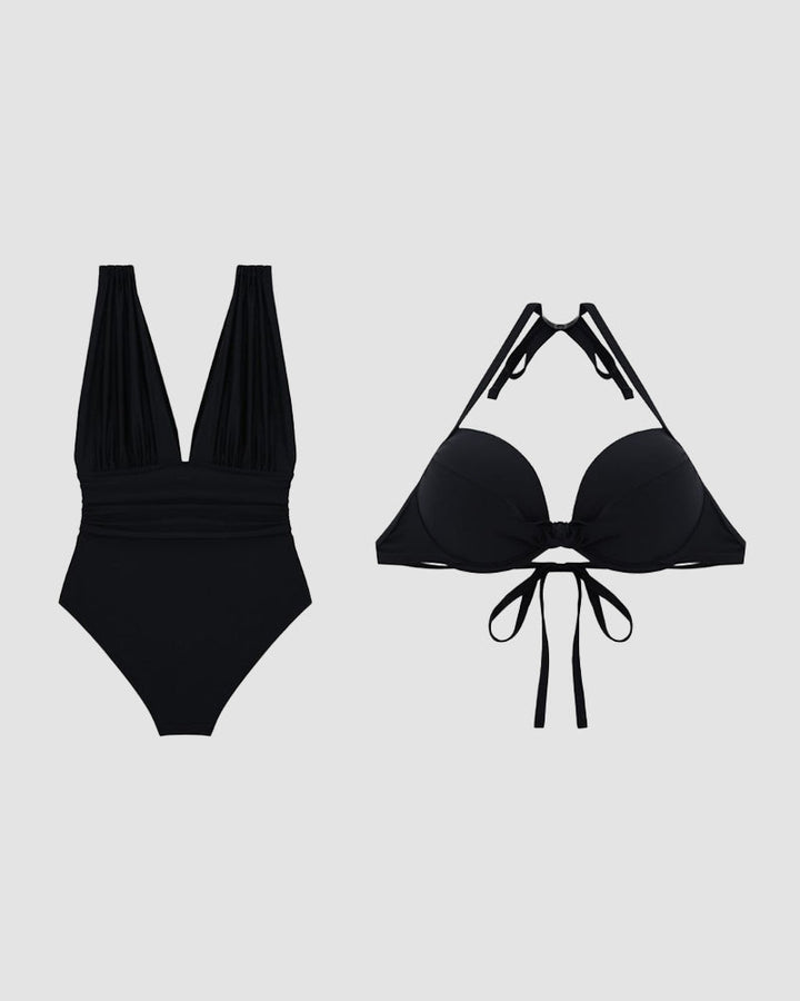 Cordelia | Sculpting Plunge Swimsuit
