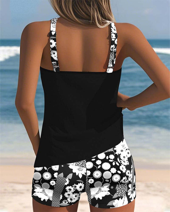 Sydney | Floral Belly-Cover Swim Set