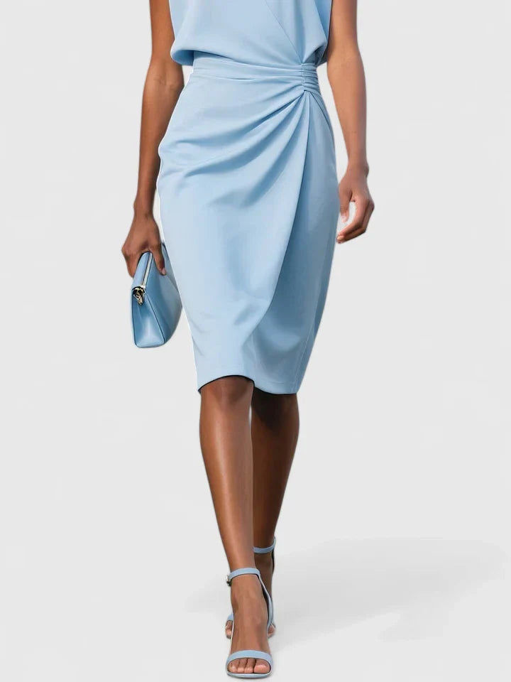 Lisandrah | Sophisticated Midi Wedding Guest Dress