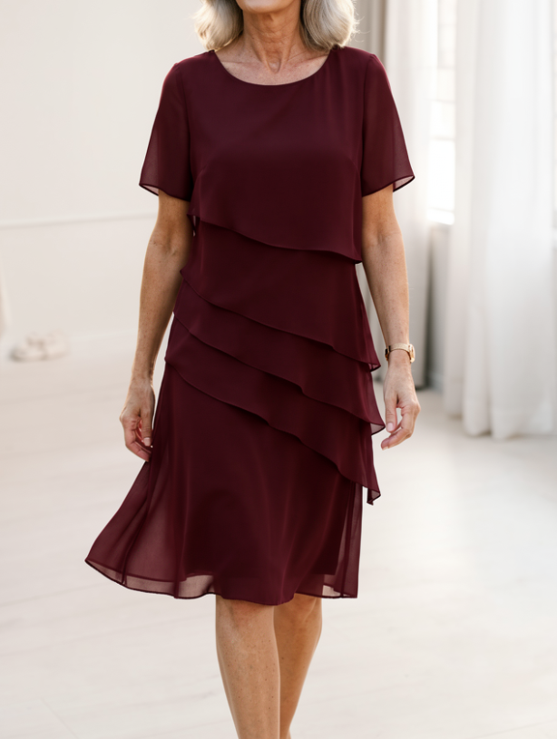 Margareth | Elegant Ruffled Dress