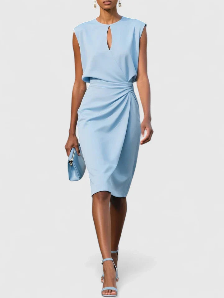 Lisandrah | Sophisticated Midi Wedding Guest Dress