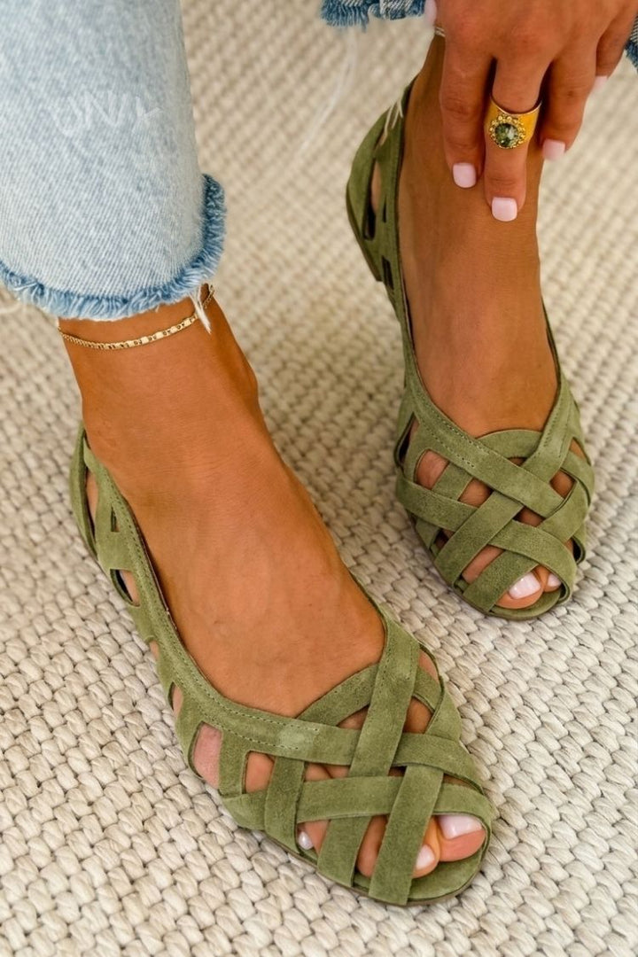 Lorraine | Woven Flat Sandal