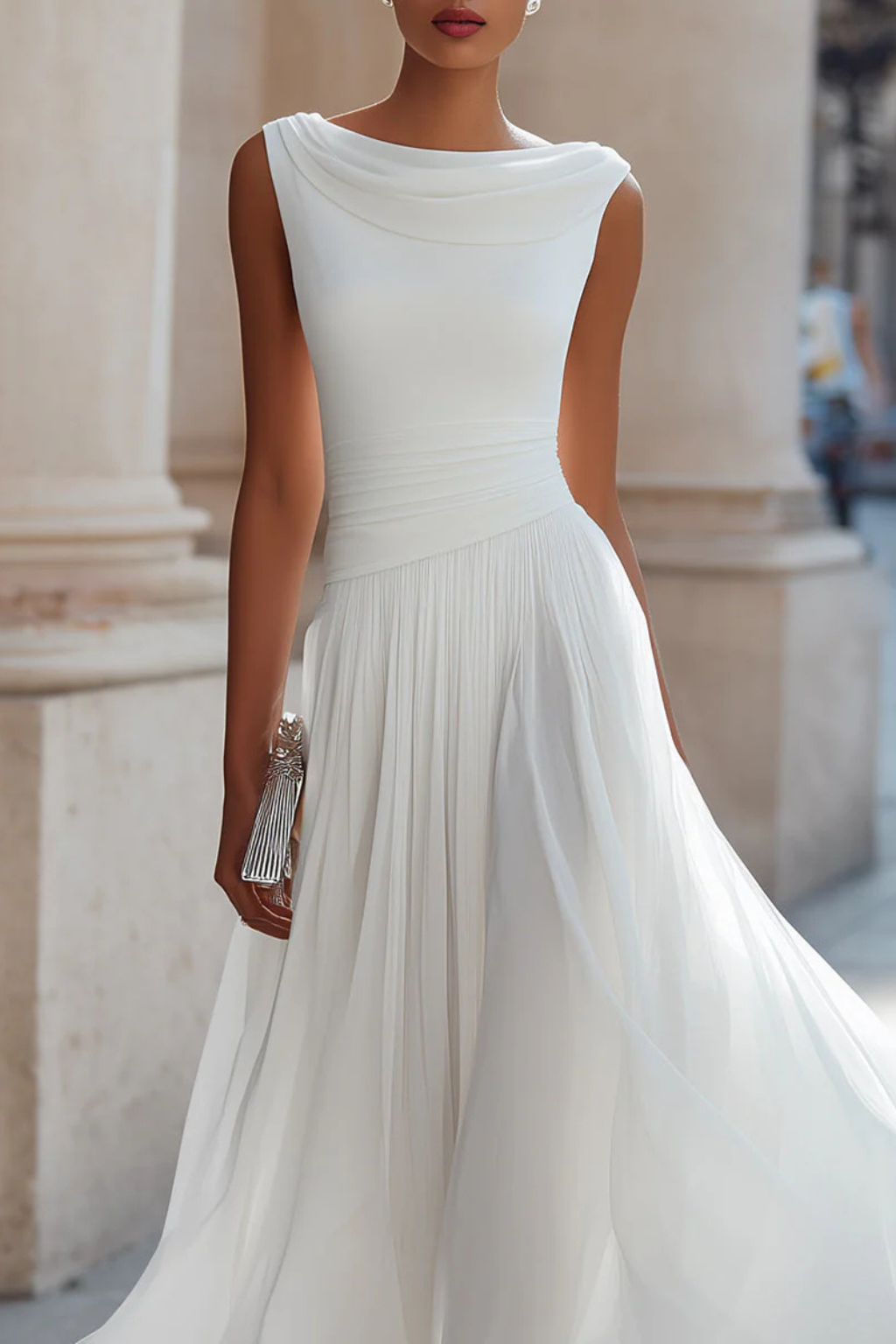 Vivienne | Flattering Wedding Guest Midi Dress