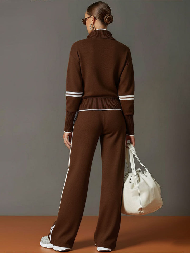 Wilda | Elegant Half-Zip Lounge Set