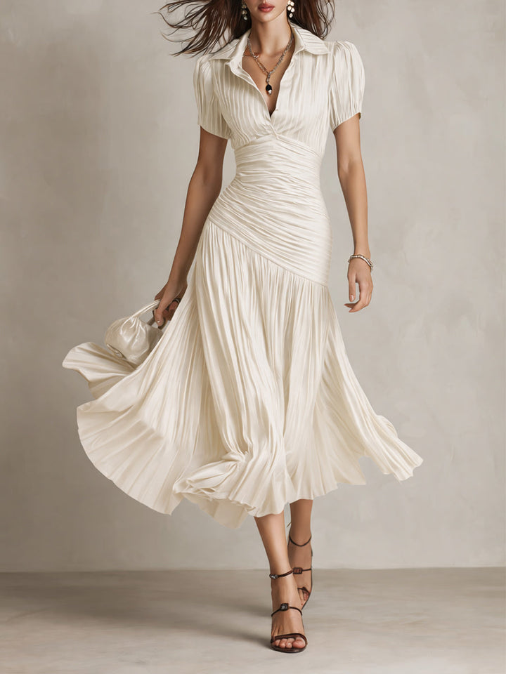Bonnie | Classic Striped Midi Dress
