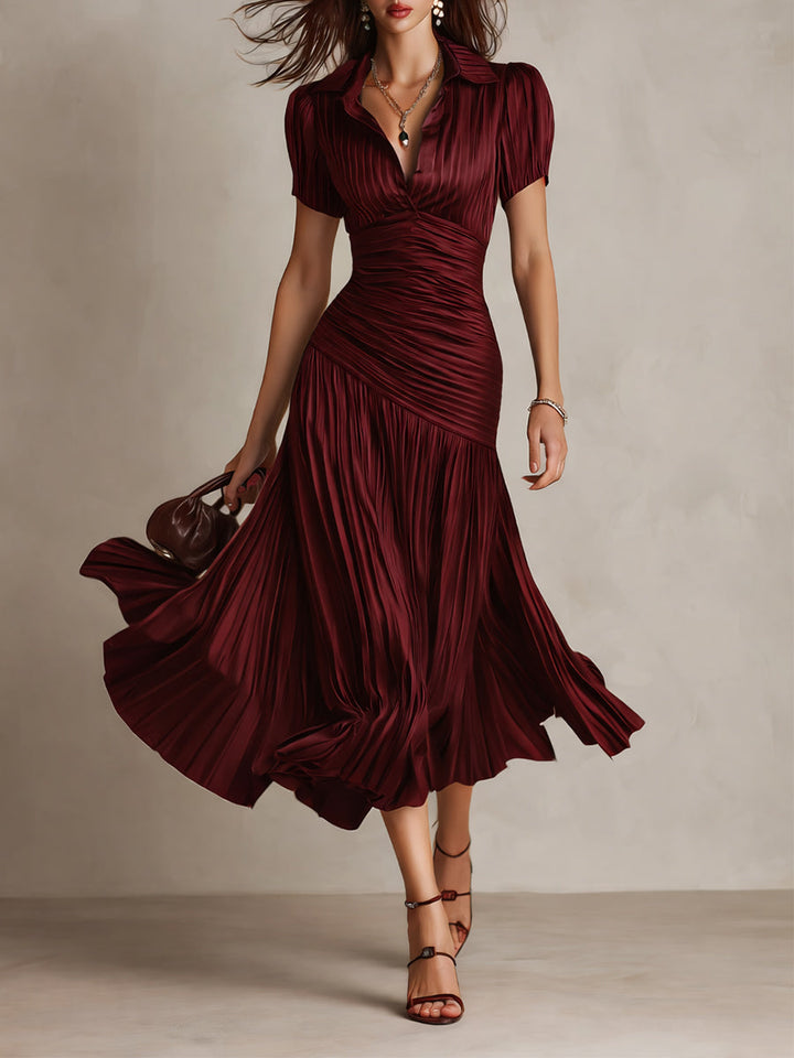 Bonnie | Classic Striped Midi Dress
