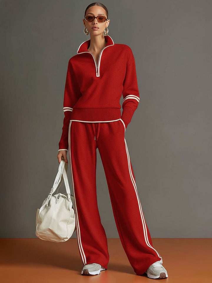 Wilda | Elegant Half-Zip Lounge Set