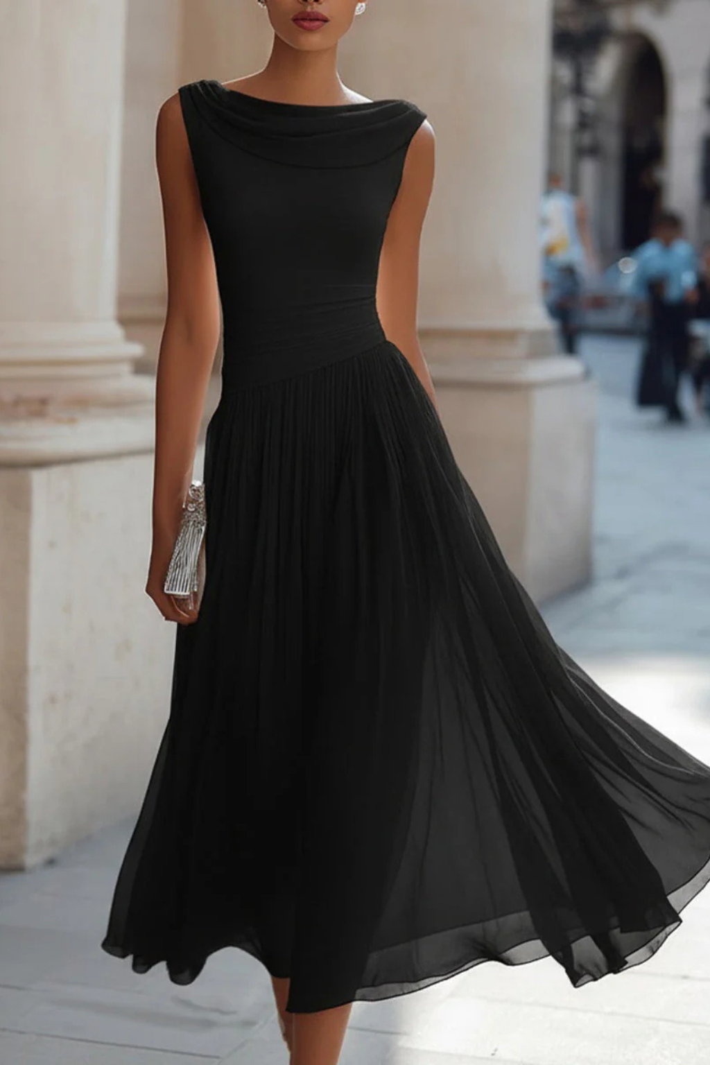 Vivienne | Flattering Wedding Guest Midi Dress