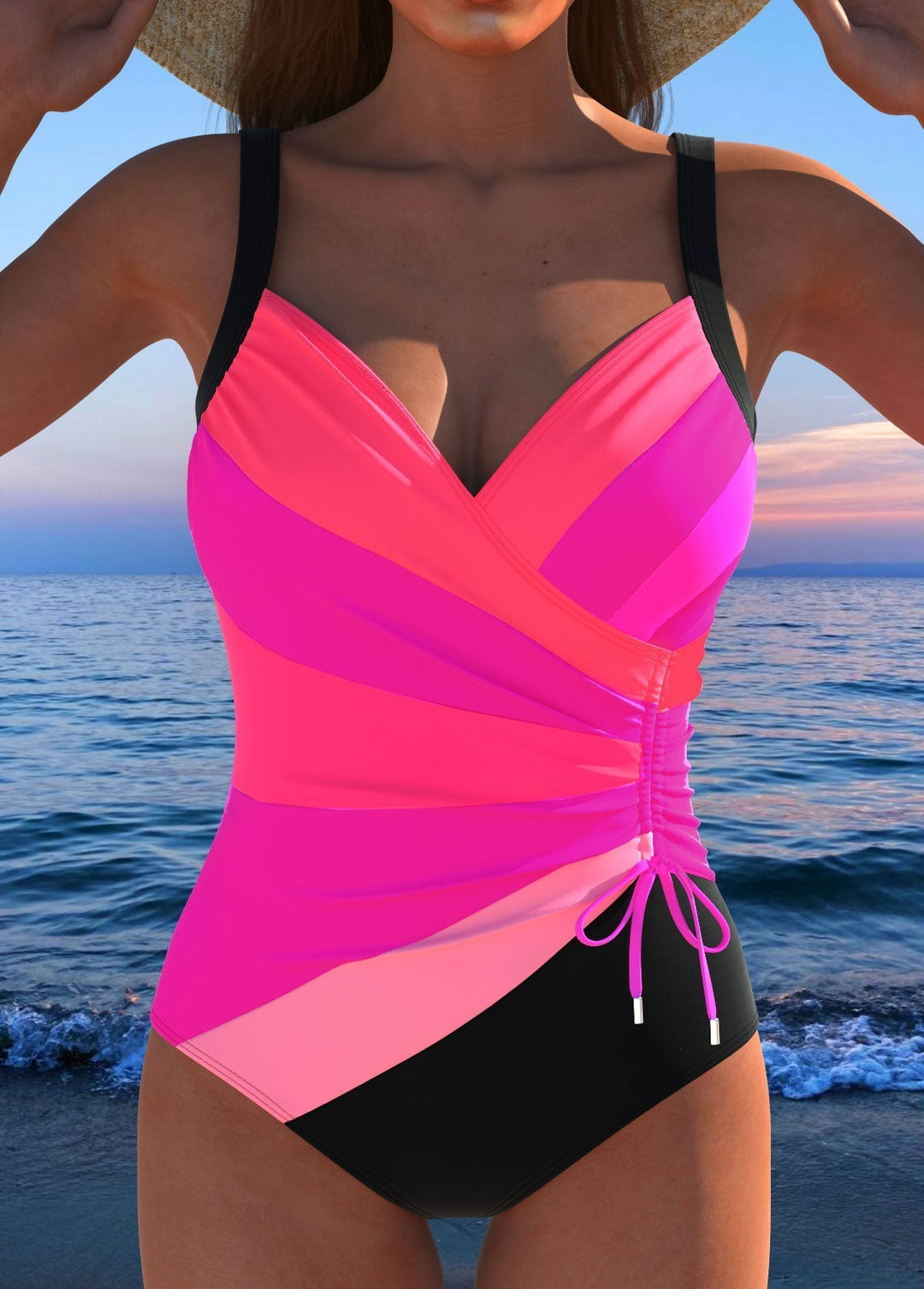 Cordelia | Flattering Surplice Swimsuit