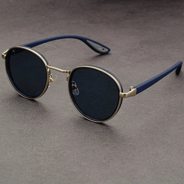 Lennox | Retro Round Polarized Sunglasses