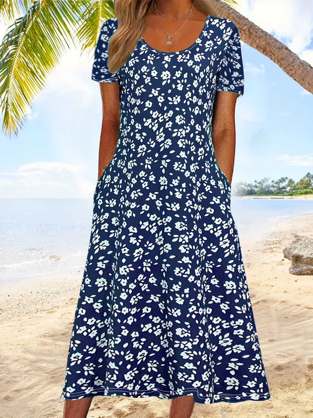 Seline | Elegant Floral Dress