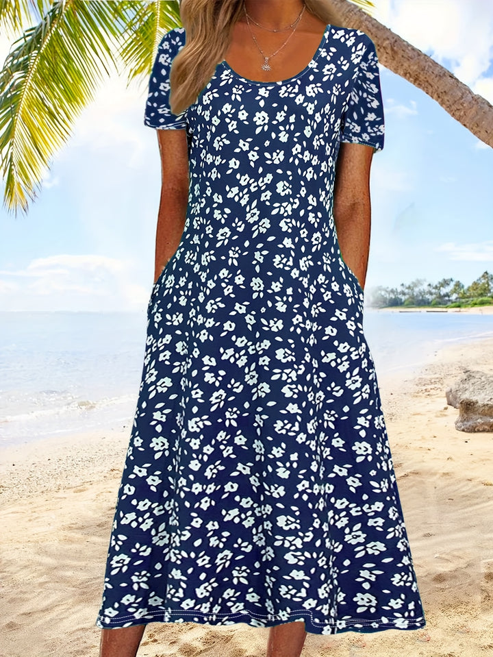 Seline | Elegant Floral Dress