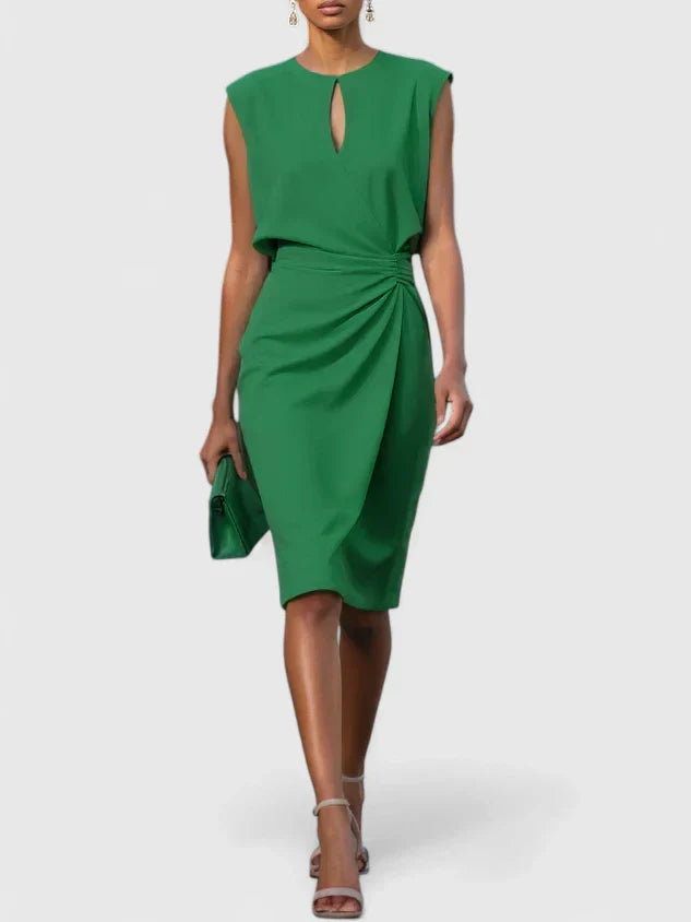 Lisandrah | Sophisticated Midi Wedding Guest Dress