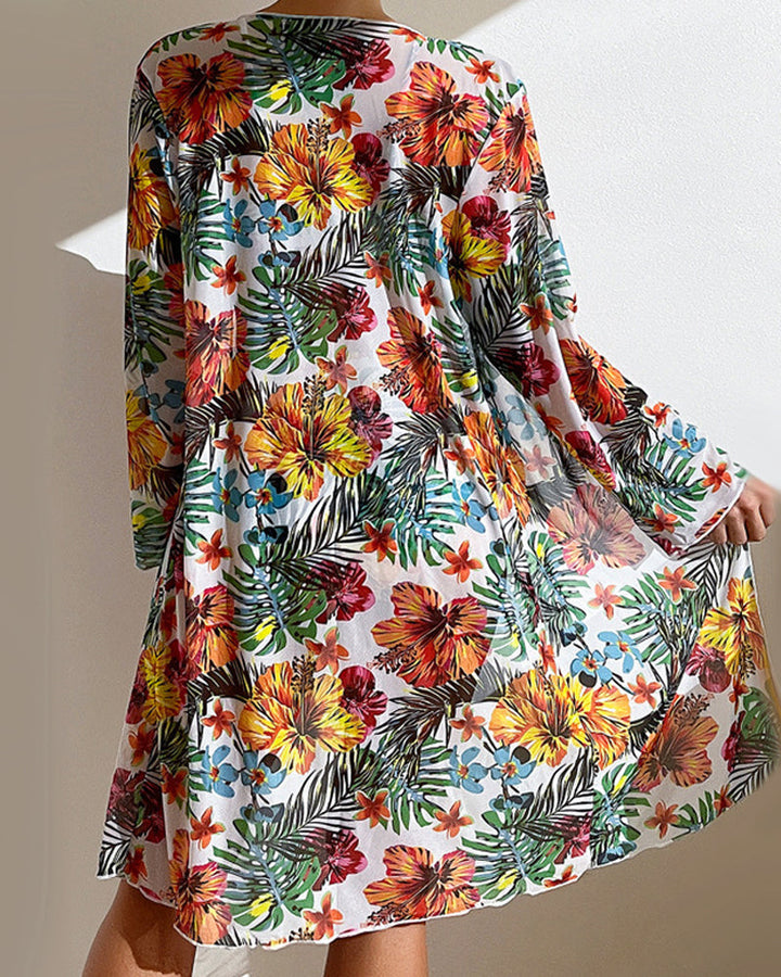 Eleanor | Floral Skirted Bikini Set