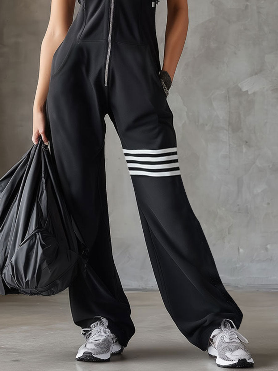 Tracy | Hooded Striped Tracksuit