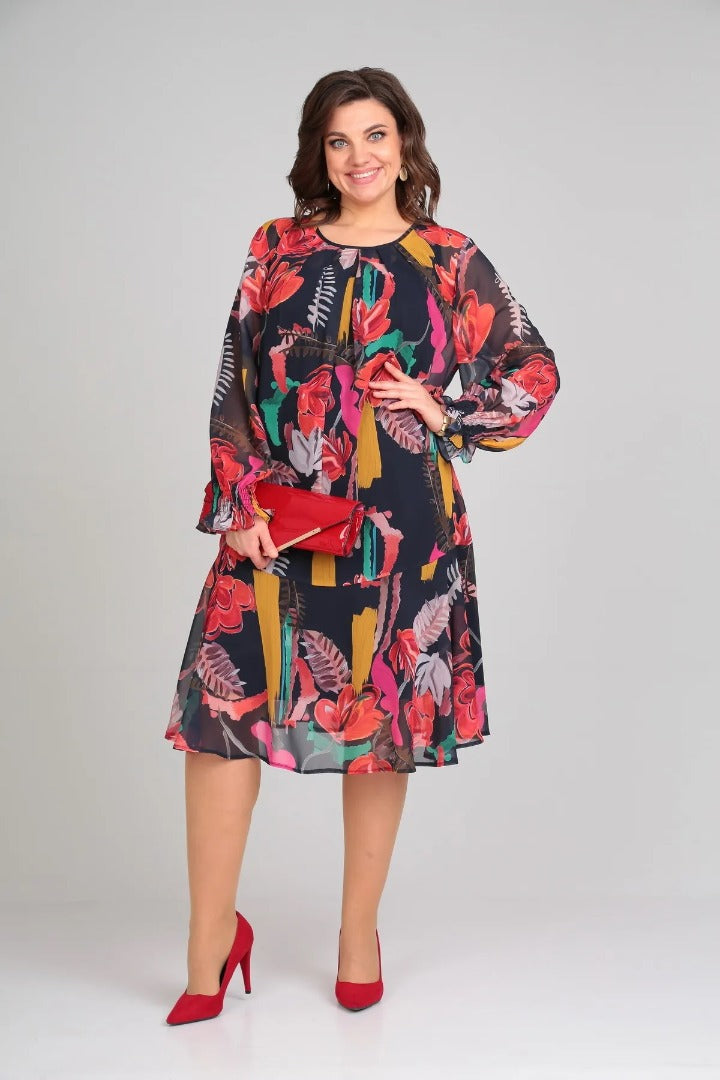 Ismay | Elegant Floral Dress