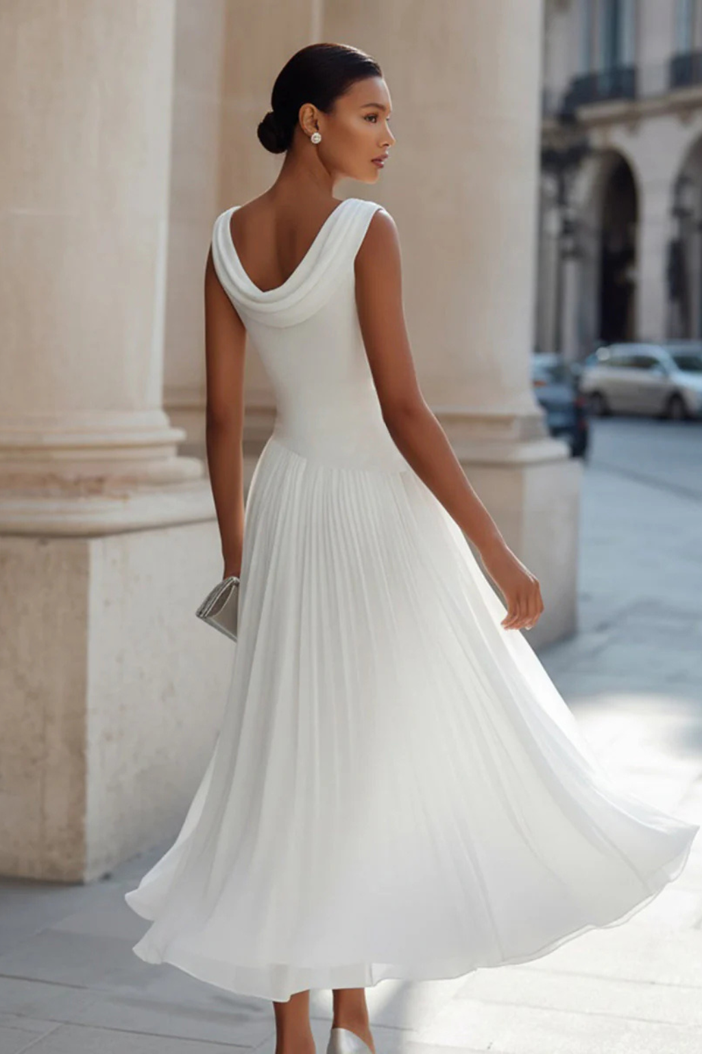 Vivienne | Flattering Wedding Guest Midi Dress