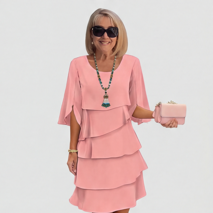 Florence | Elegant Layered Ruffle Dress