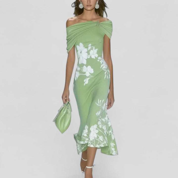 Sabrina | Elegant Midi Dress