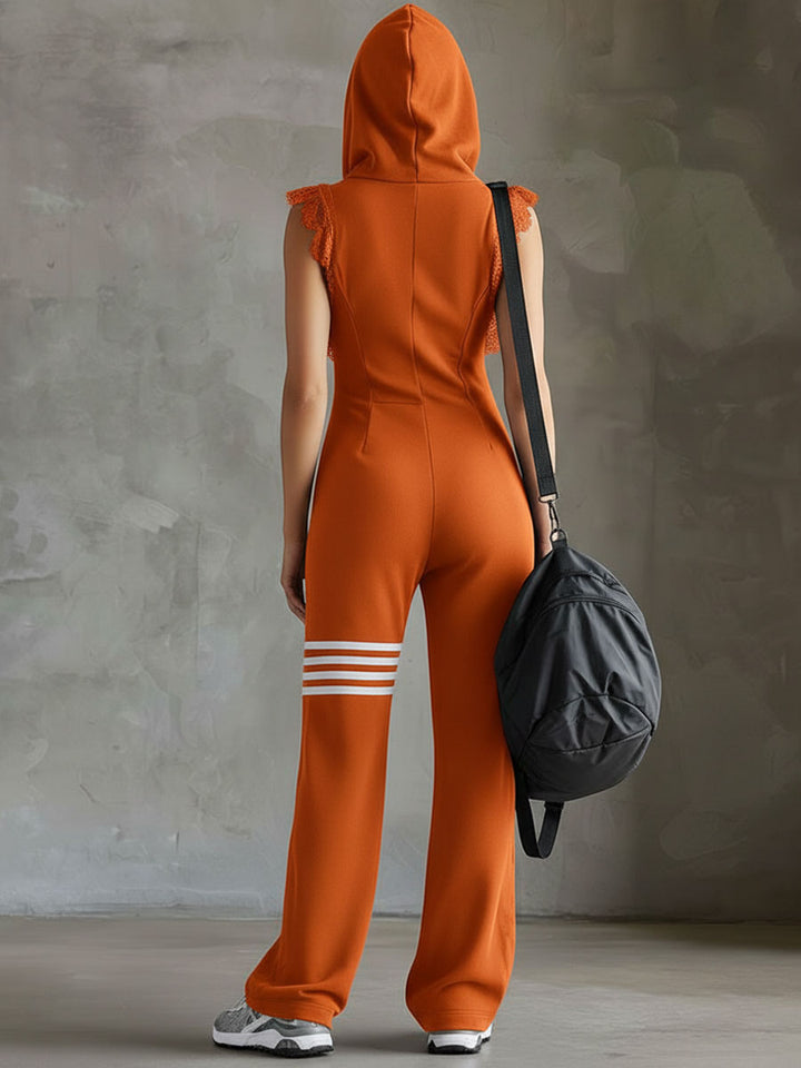 Tracy | Hooded Striped Tracksuit