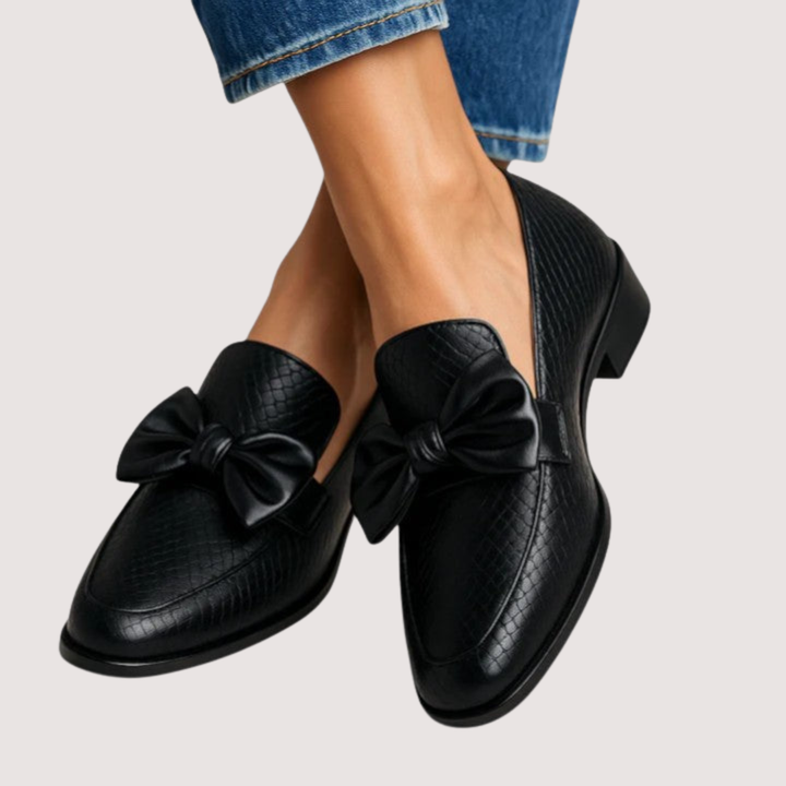 Edith | Bow Detail Comfort Loafers