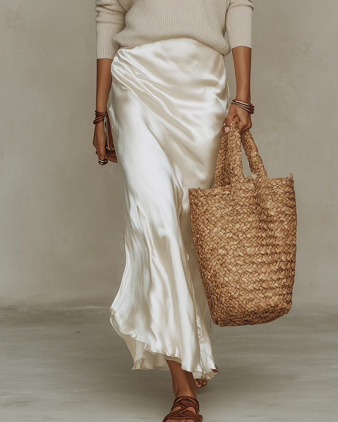 Elena | Elegant Midi Dress with Sweater Set