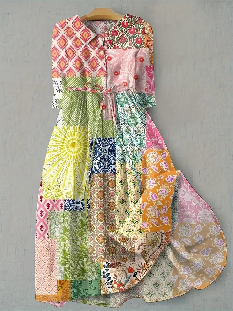 Deborah | Classic Patchwork Dress