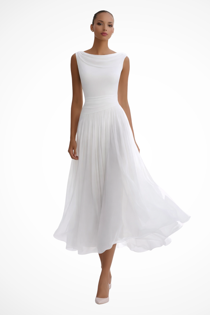Vivienne | Flattering Wedding Guest Midi Dress