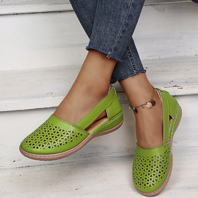 Ingrid | Cutout Wedge Sandal
