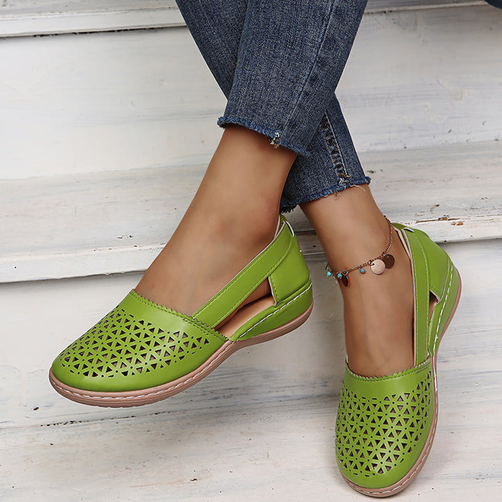 Ingrid | Cutout Wedge Sandal