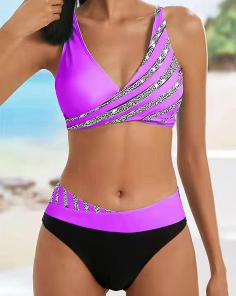 Cecilia | Sunset Print Bikini