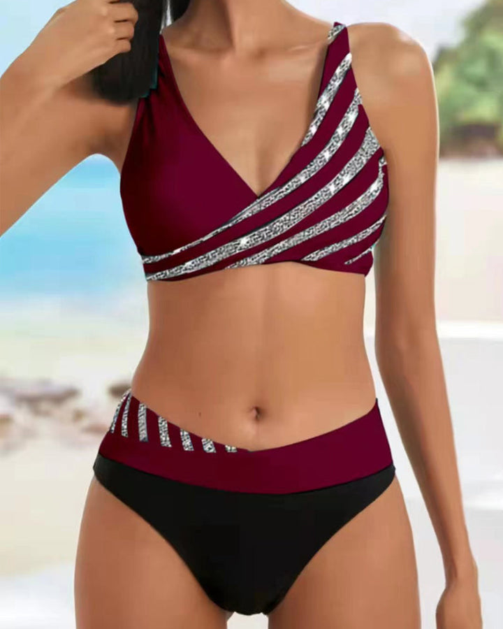 Cecilia | Sunset Print Bikini