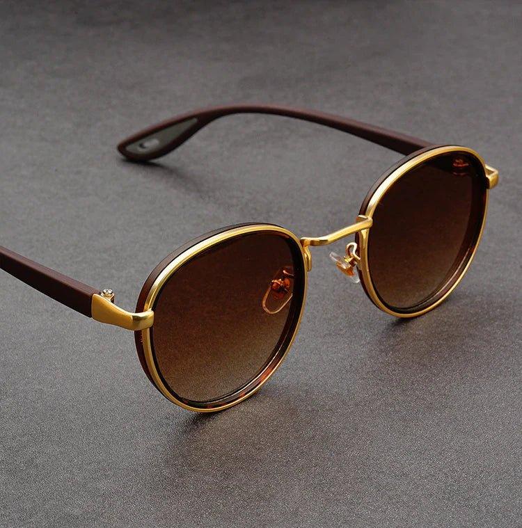 Lennox | Retro Round Polarized Sunglasses