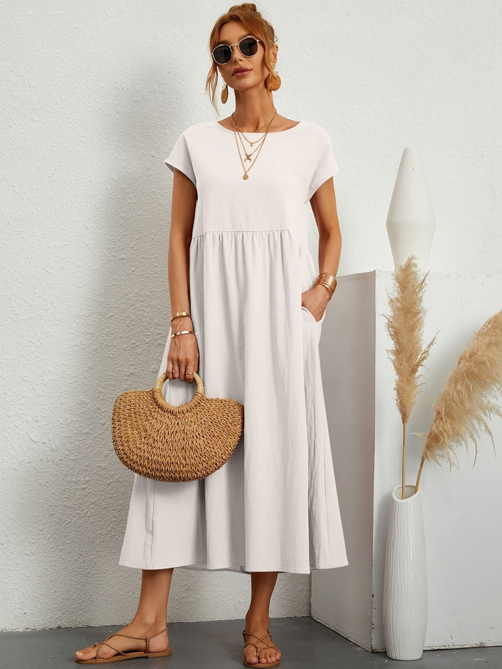 Adelaide | Short Sleeve Midi Dress