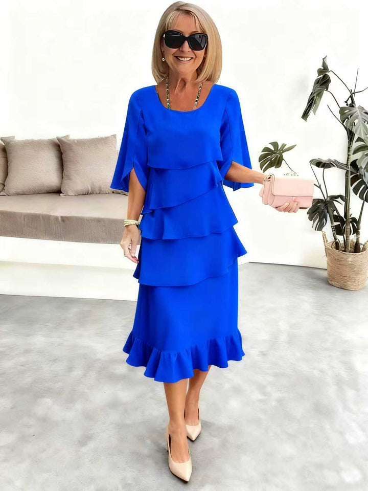Dorothy | Flattering Layered Midi Dress