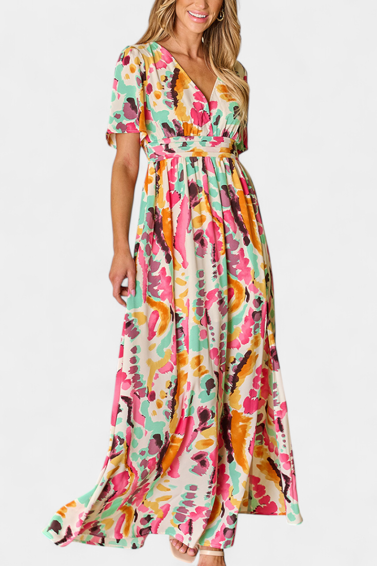 Nova | Classic V-Neck Dress