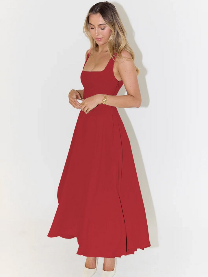 Helena | Elegant Flowy Midi Dress