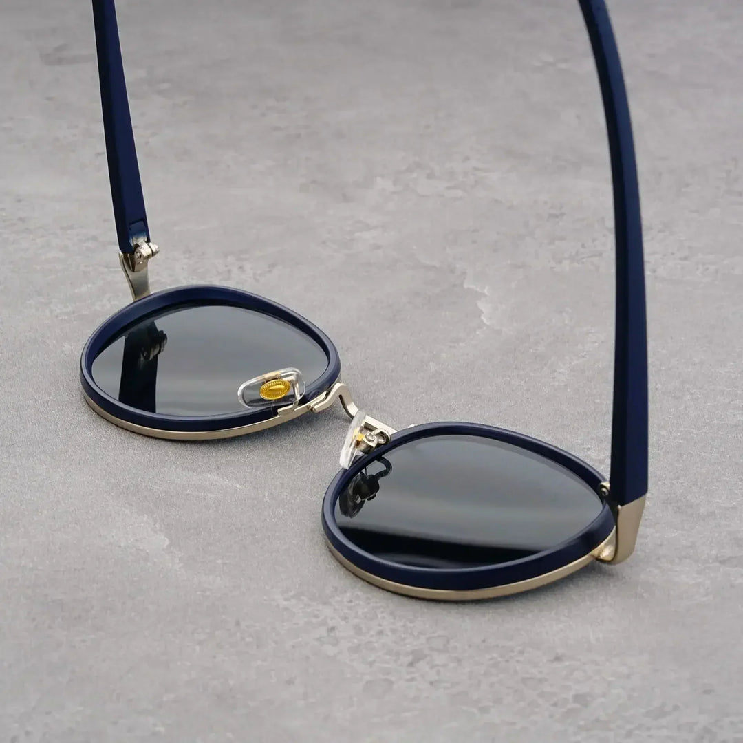 Lennox | Retro Round Polarized Sunglasses