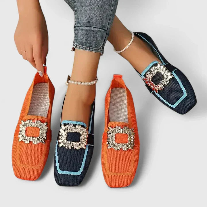 Nathalie | Embellished Comfort Loafers